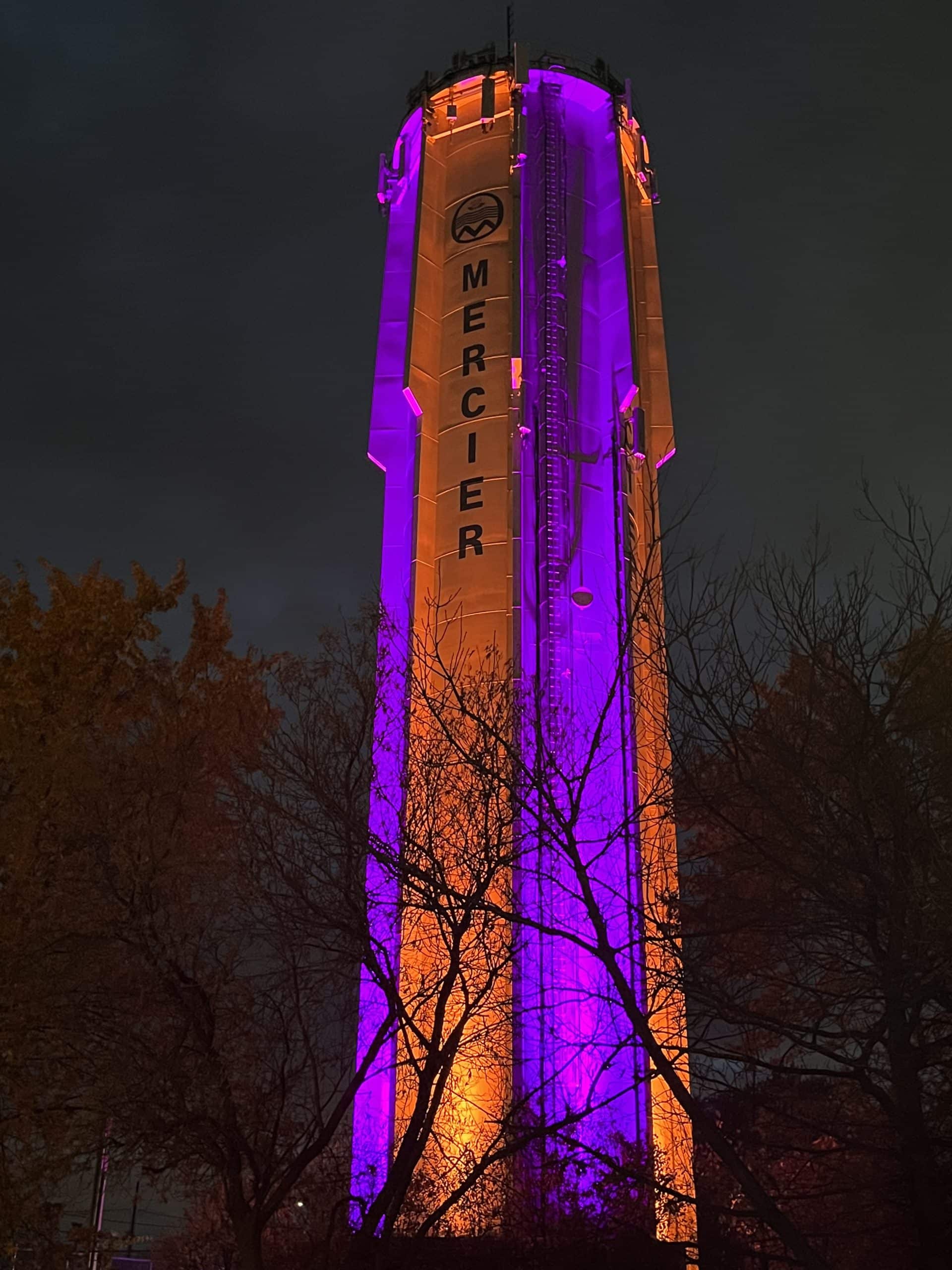 Un nouveau système d’éclairage pour illuminer le château d’eau