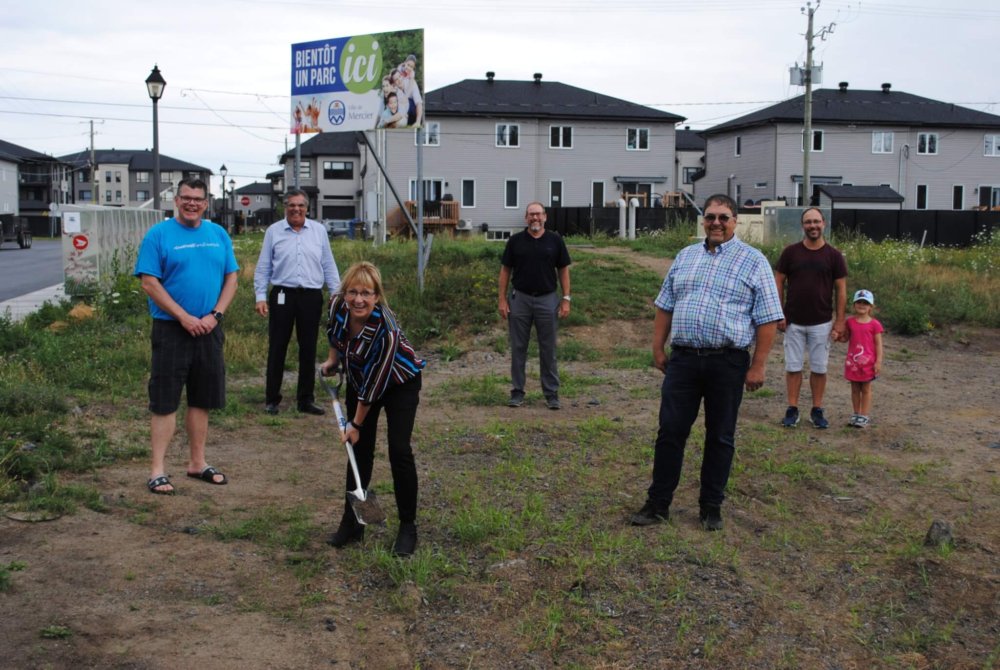 Un nouveau parc en construction à Mercier