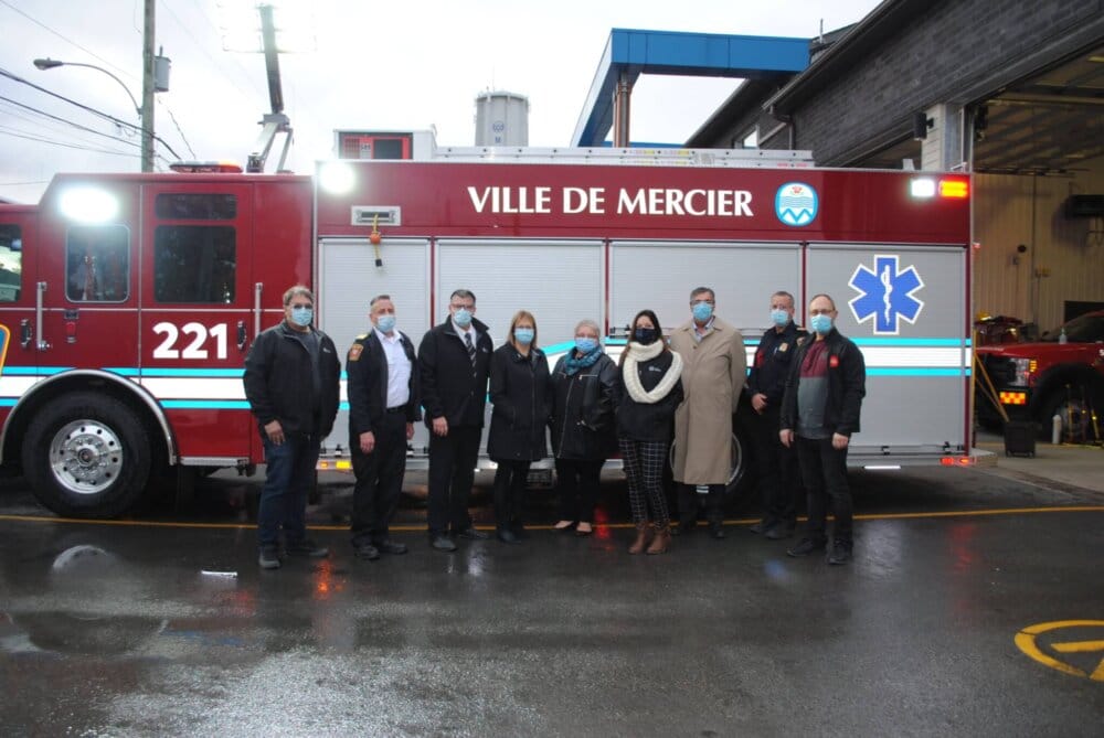 Un nouveau camion pour la lutte aux incendies