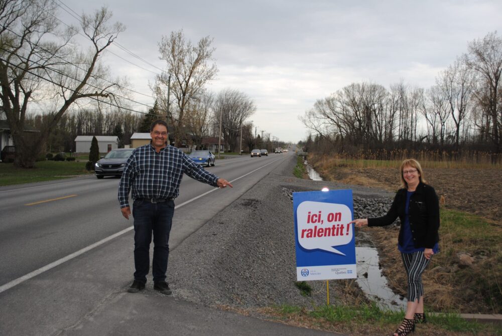 Lancement de la campagne Ici, on ralentit!