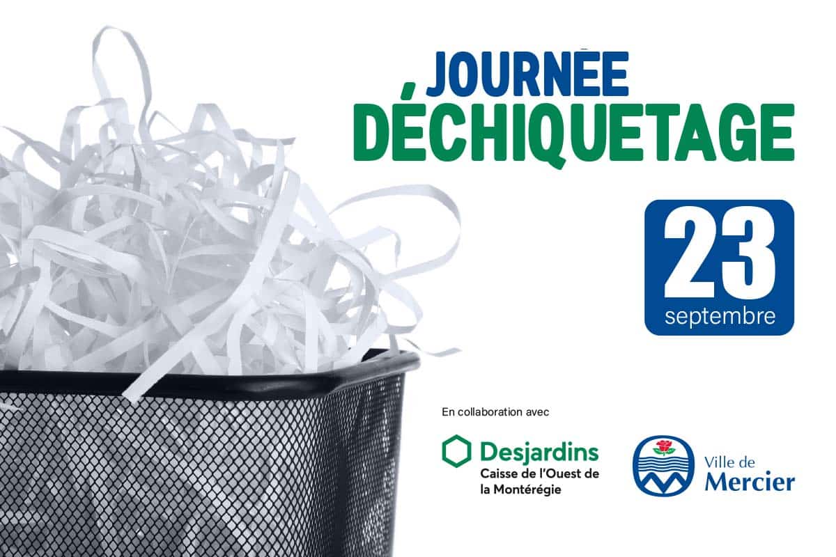 Journée déchiquetage – 23 septembre