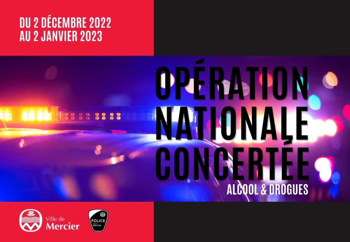 Opération nationale concertée – Alcool et drogues