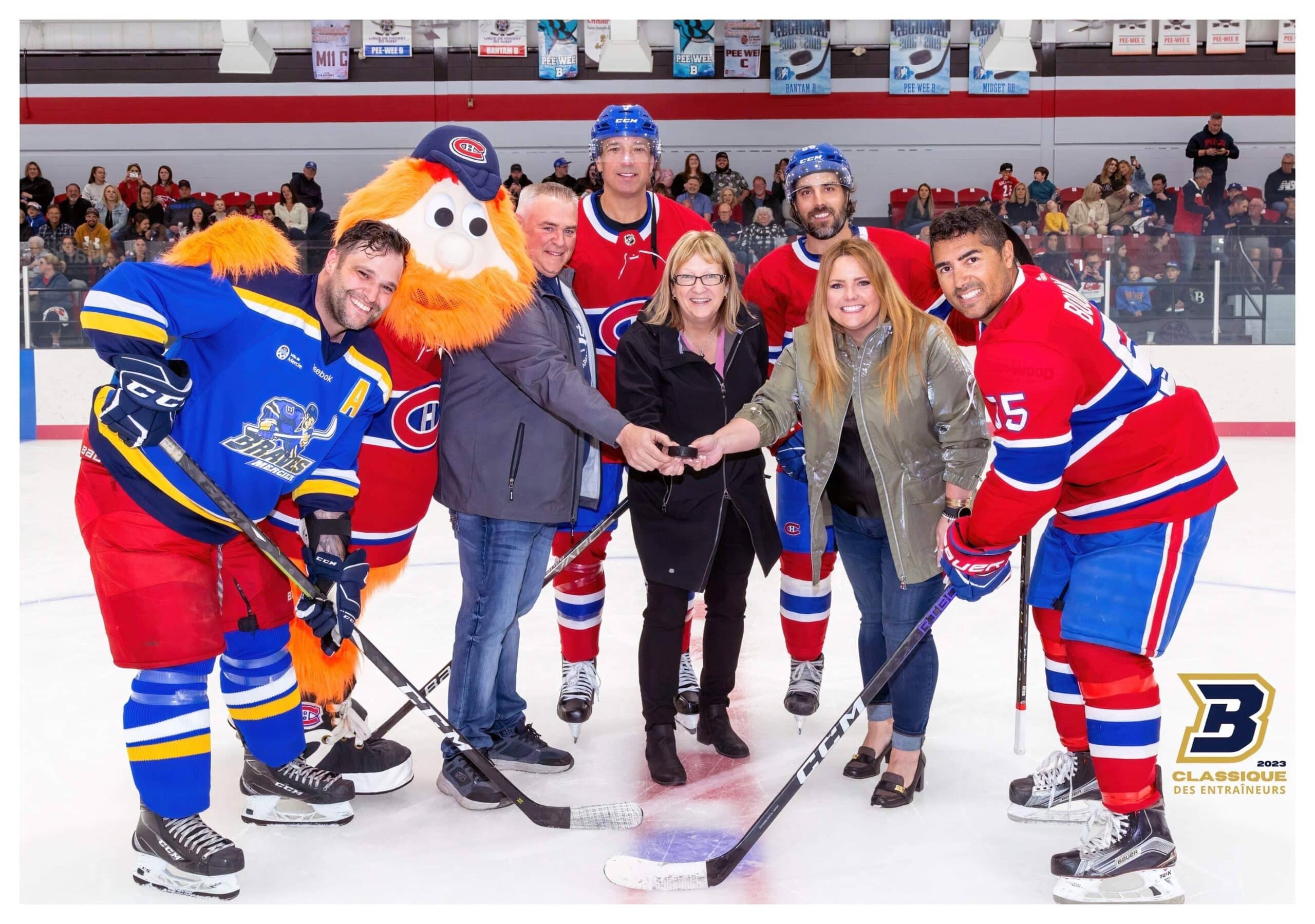 La Ville de Mercier soutient le hockey mineur lors de la classique des entraîneurs