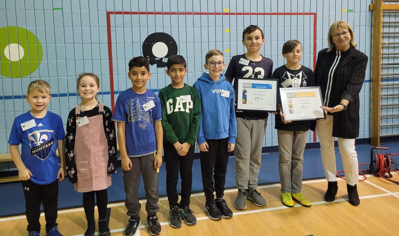 Les jeunes de l’école Saint-Joseph récompensés pour le projet de classe verte et de jardins communautaires