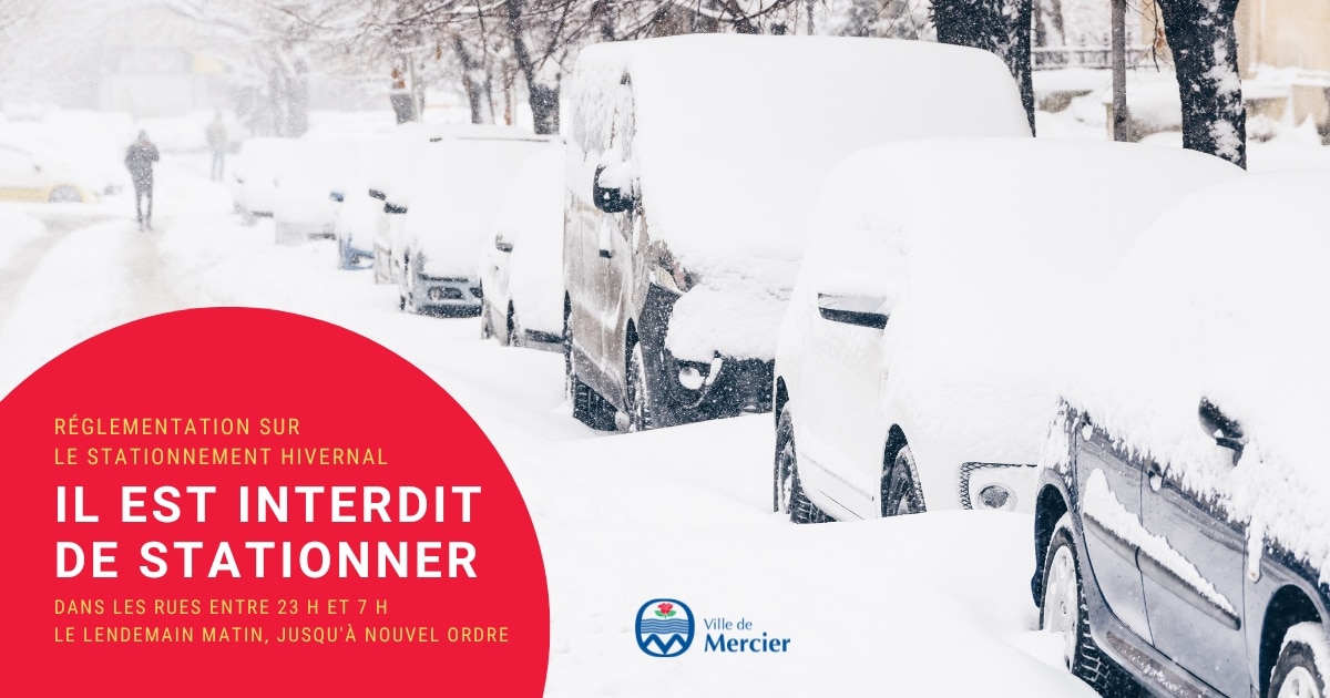 Stationnement hivernal de nuit interdit