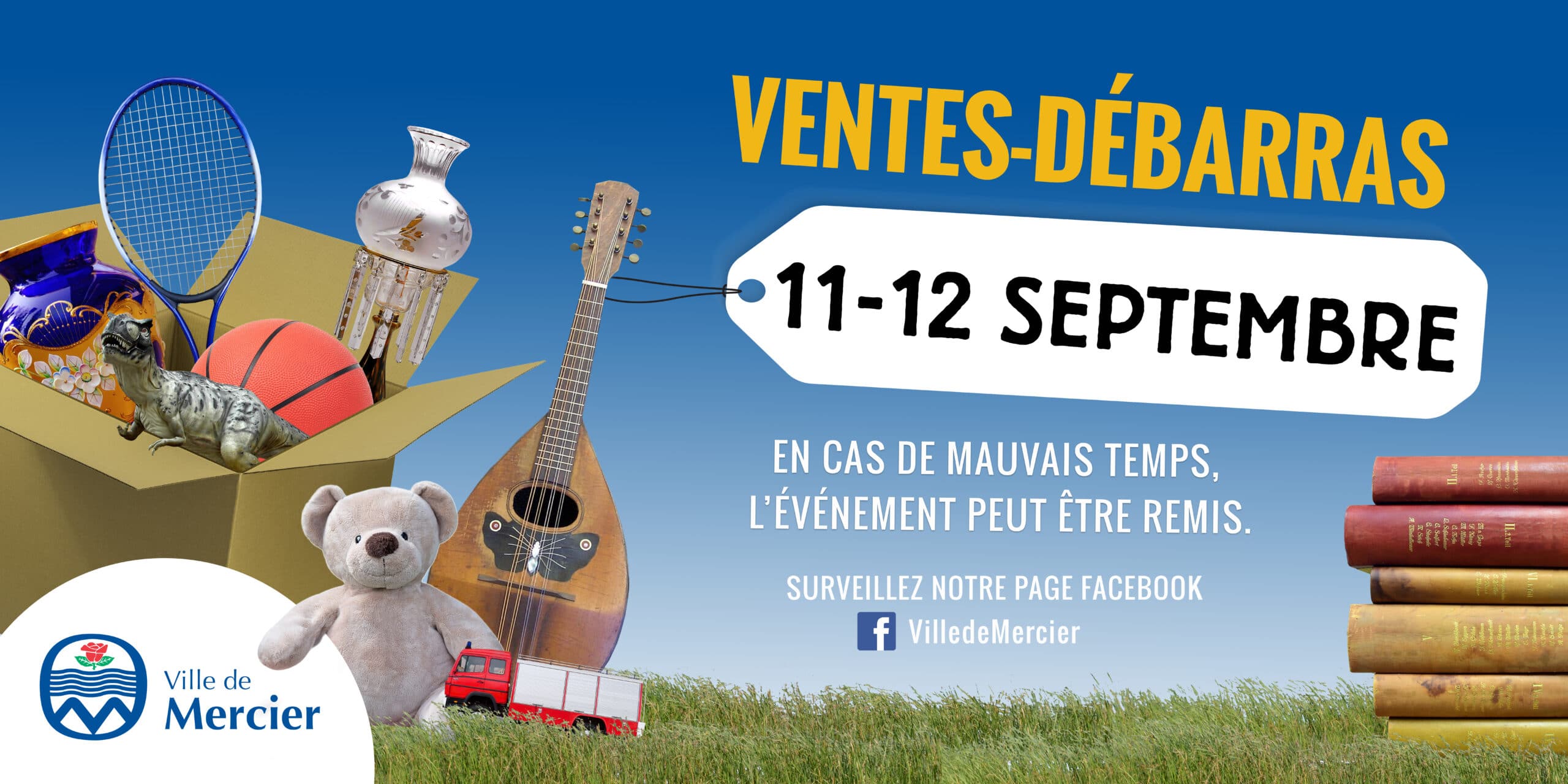 Ventes-débarras les 11 et 12 septembre