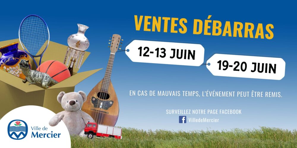 Quatre jours de ventes-débarras en juin