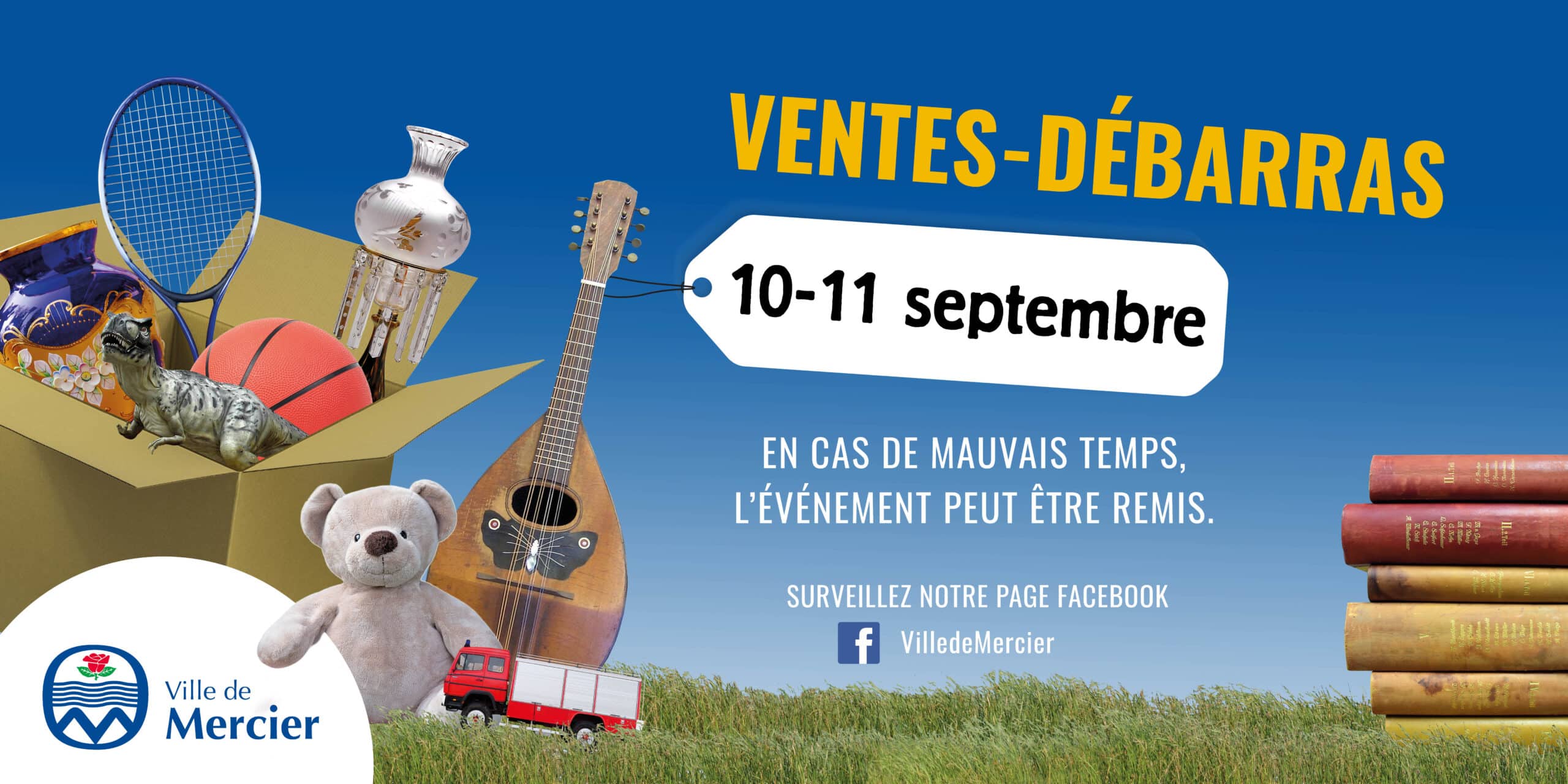 Ventes-débarras les 10 et 11 septembre 2022