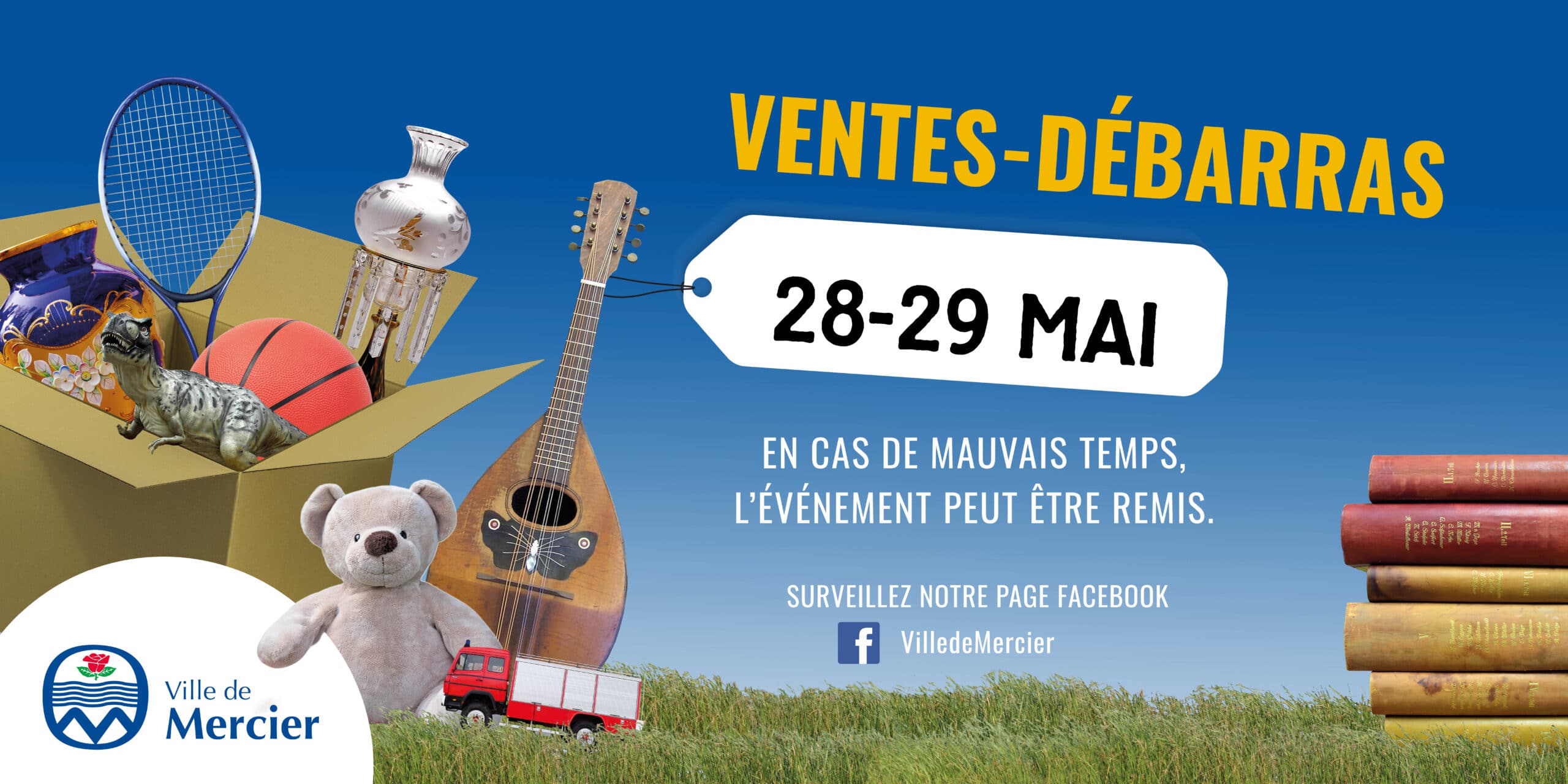 Ventes-débarras les 28 et 29 mai